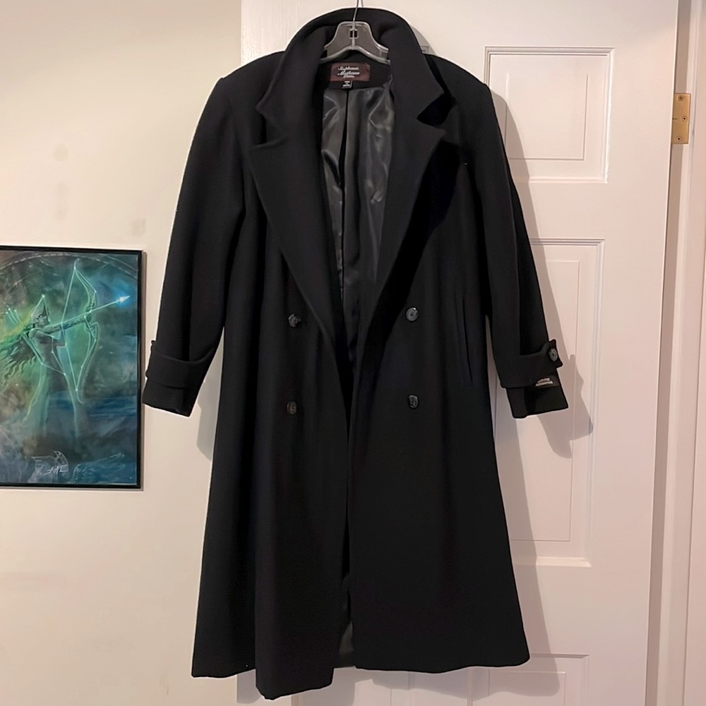 Stephanie Mathews Petite Wool Overcoat